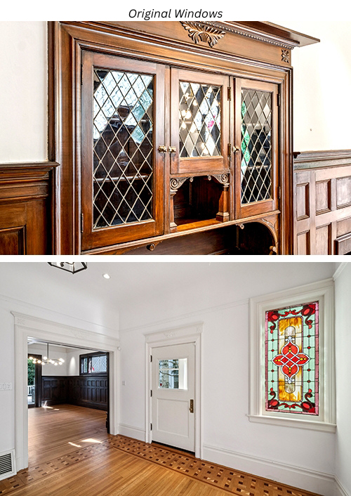leaded glass in home