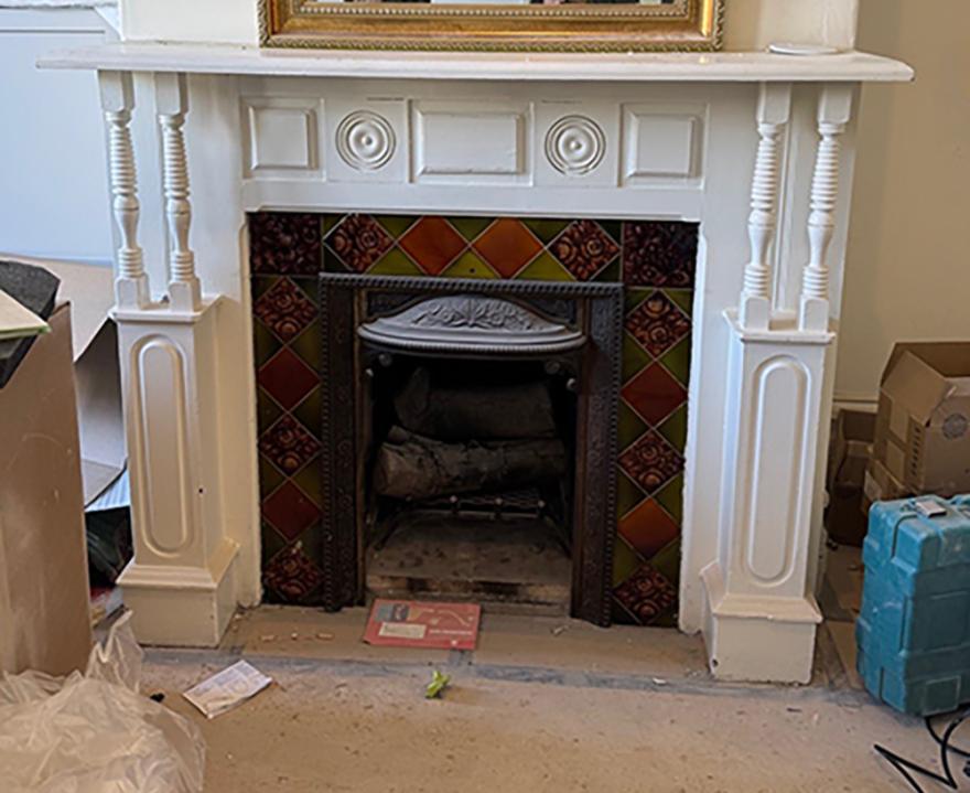 fireplace construction