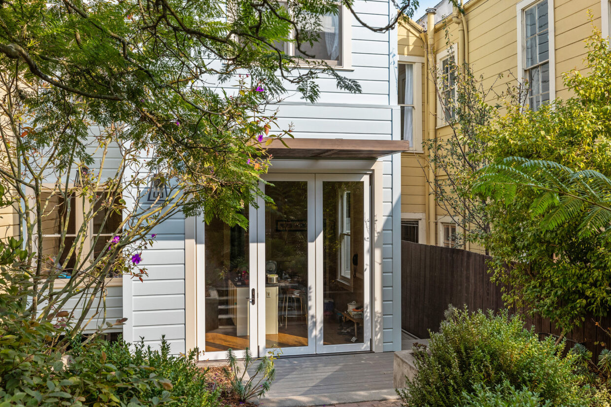 View of a San Francisco Victorian home with seismic upgrades and renovated bathrooms by Centoni